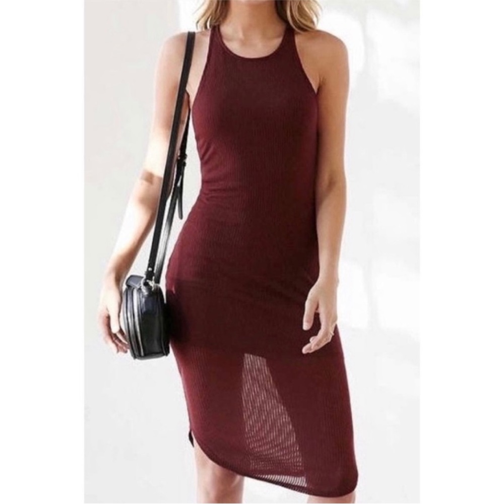 Sparkle and Fade maroon dress